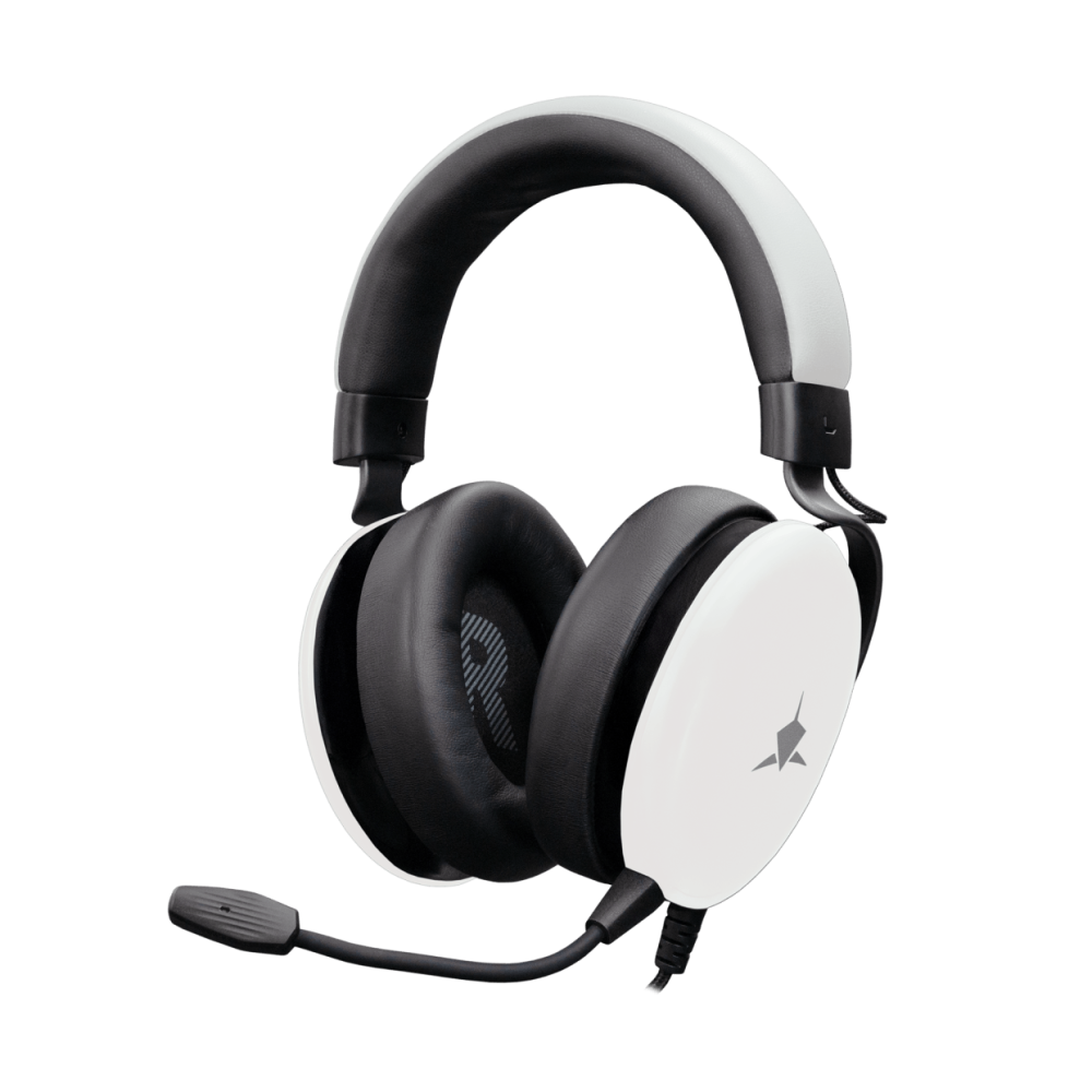 Casque Gaming Filaire White Shark Elephant / Blanc