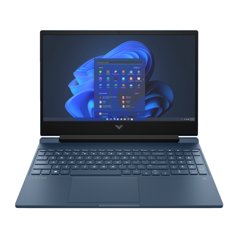 PC Portable Gamer HP Victus Gaming Laptop 15-fa1006nk / i5-13420H / 32 Go / 512 Go SSD / Windows 11 / Bleu + CASQUE HyperX Cloud OFFERTE