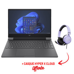 Pc Portable Gamer HP Victus Gaming 15-fa1007nk / i5-13420H / RTX 2050 4G / 32 Go / 512 Go SSD / Windows 11 / Noir + CASQUE HYPER X CLOUD OFFERTE