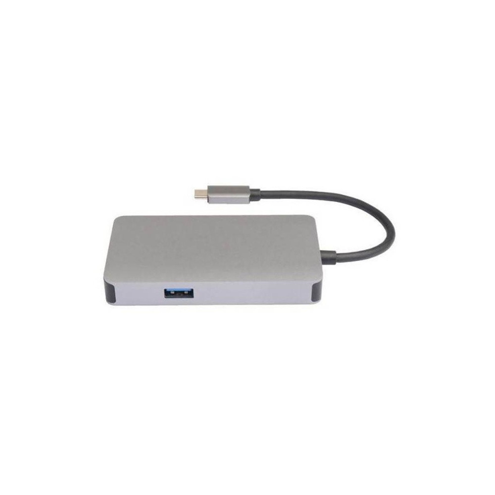 Station d'accueil MICROCONNECT CC0M14 / USB-C / USB 3.1 / Gris