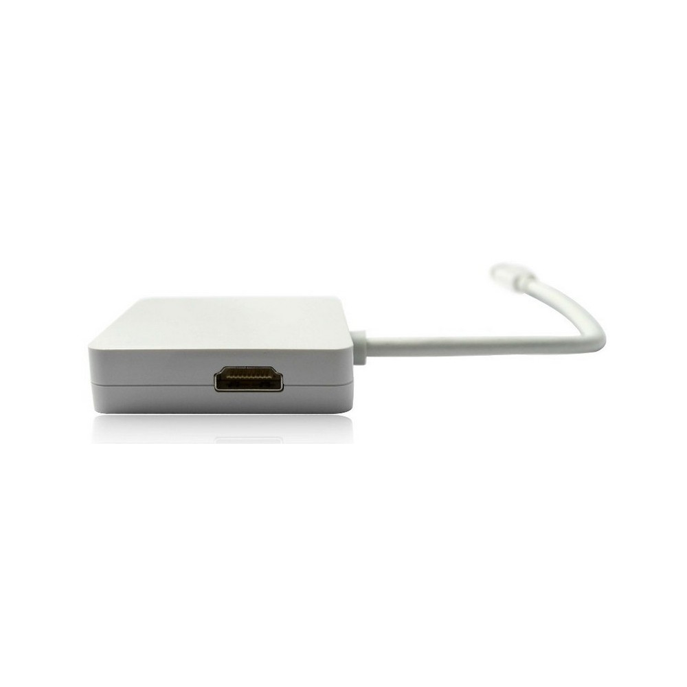 Adaptateur Mini DisplayPort Vers DVI-I Femelle, HDMI Femelle et DisplayPort Femelle