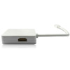 Adaptateur Mini DisplayPort Vers DVI-I Femelle, HDMI Femelle et DisplayPort Femelle