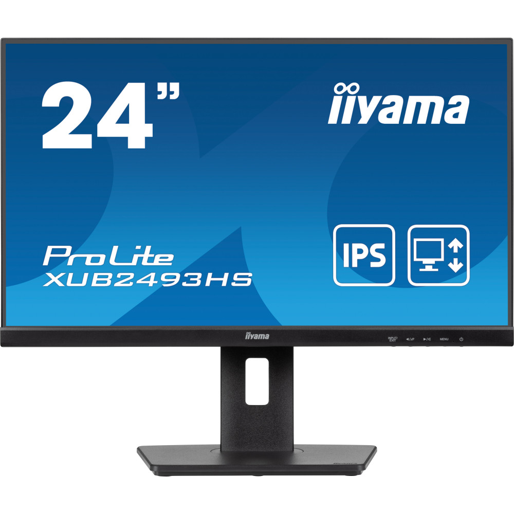 ÉCRAN IIYAMA PROLITE XUB2493HS 24" 100Hz IPS 0.5ms HDMI/DP PIVOTANT HAUT PARLEUR