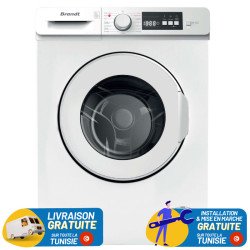 Lave linge Brandt BLF842W 8KG / 1400 Tr/min / Silver