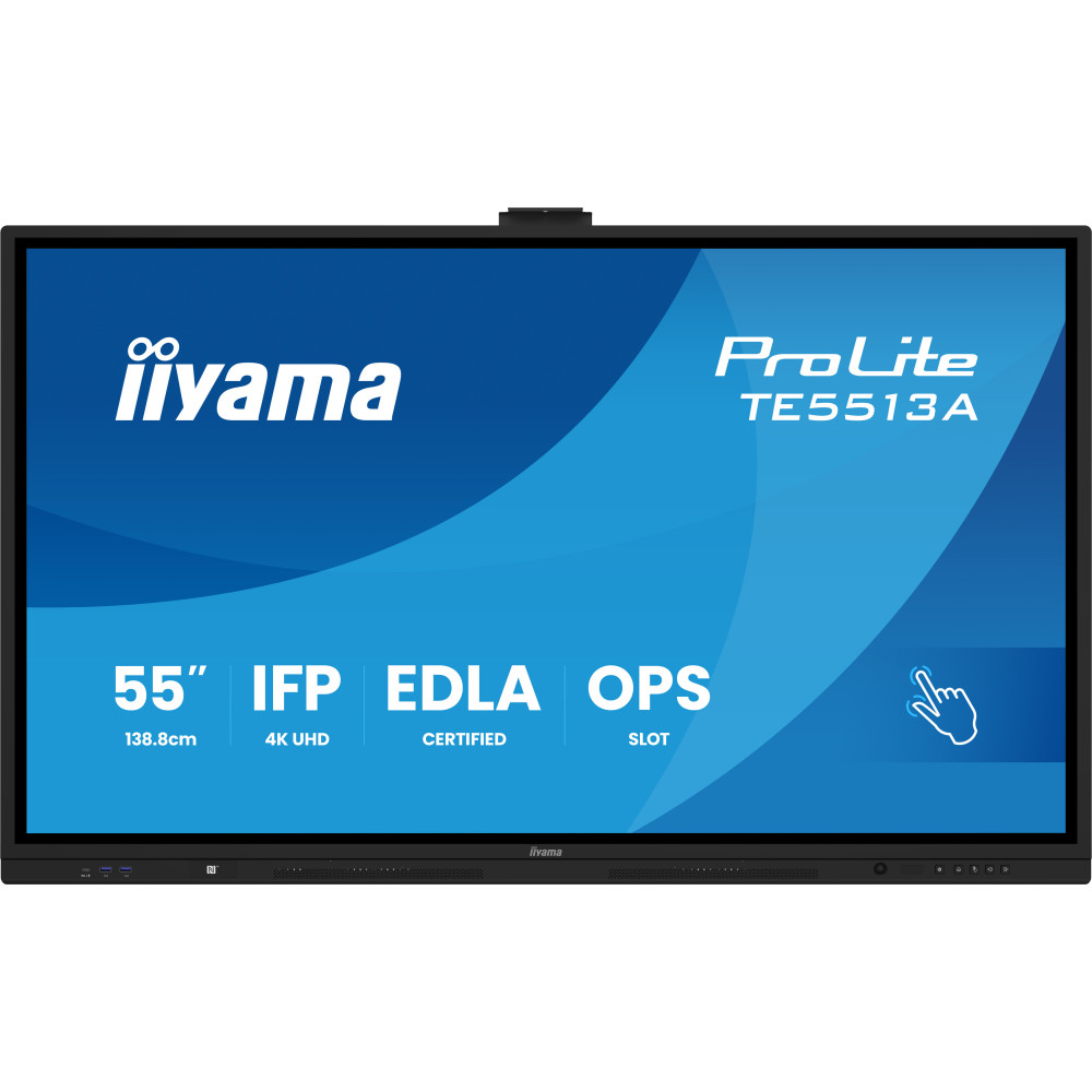 ECRAN INTERACTIF Tactile IIYAMA 55" 4K UHD Android 14 OS EDLA
