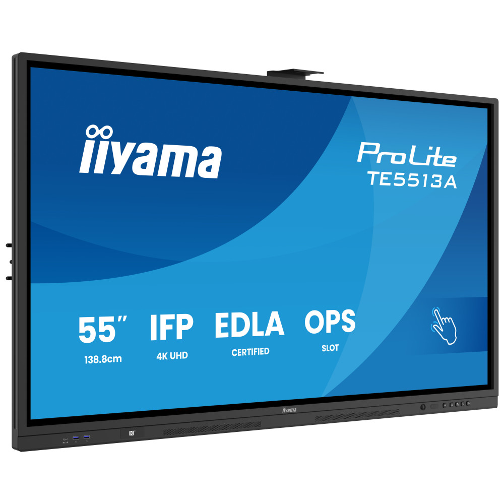 ECRAN INTERACTIF Tactile IIYAMA 55" 4K UHD Android 14 OS EDLA