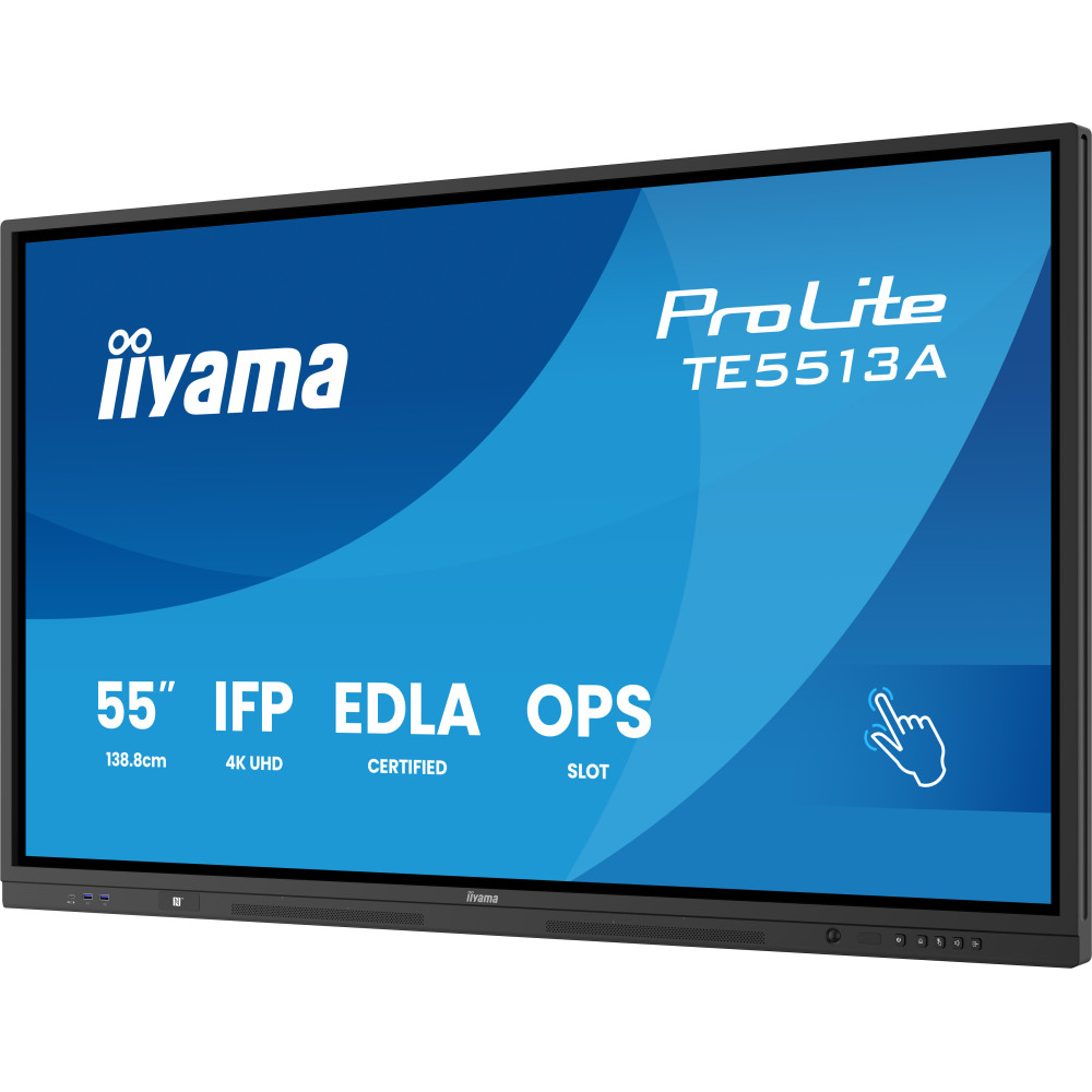 ECRAN INTERACTIF Tactile IIYAMA 55" 4K UHD Android 14 OS EDLA
