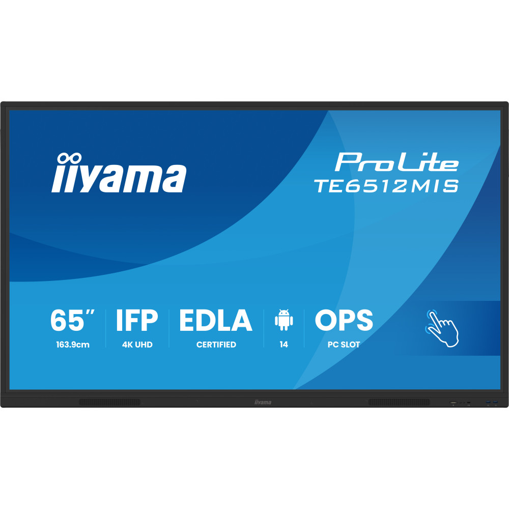 ECRAN INTERACTIF Tactile IIYAMA 65" 4K UHD Android 14 OS EDLA