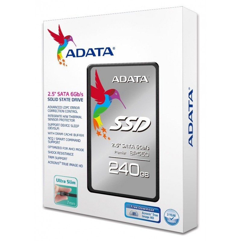 Disque Dur Adata SSD Premier SP550 / 240 Go / 2.5" / SATA III