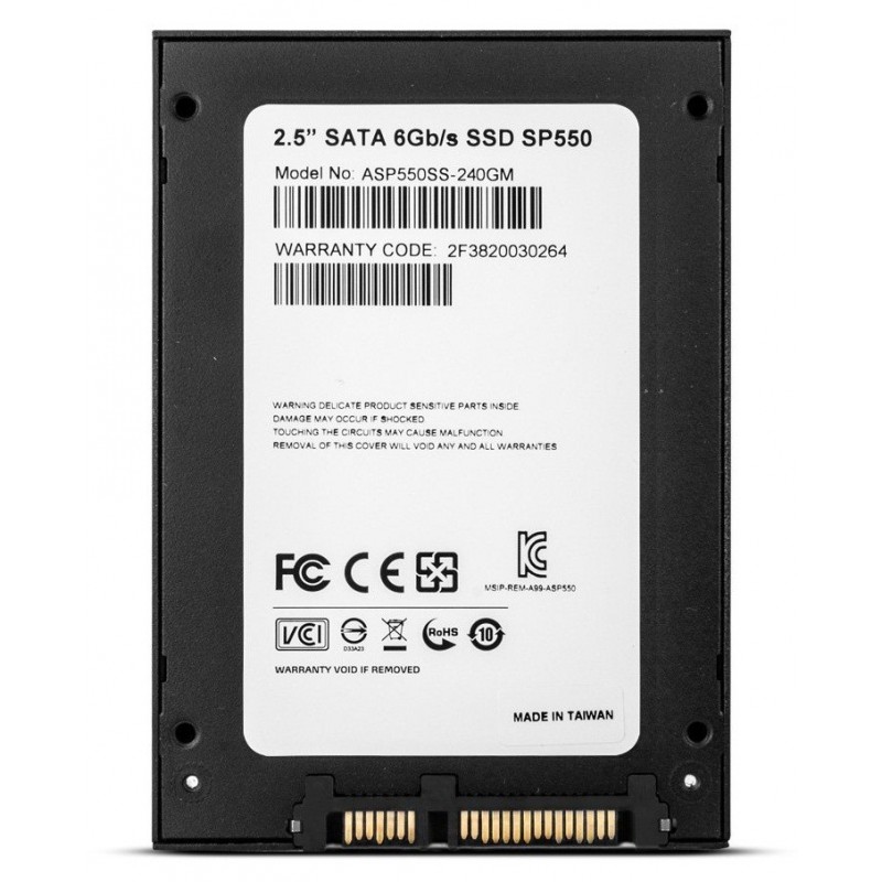 Disque Dur Adata SSD Premier SP550 / 240 Go / 2.5" / SATA III