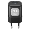 TETE CHARGEUR HAVIT GAN FAST CHARGER HV-UC220 DUAL USB-C 20W+USB-A18W