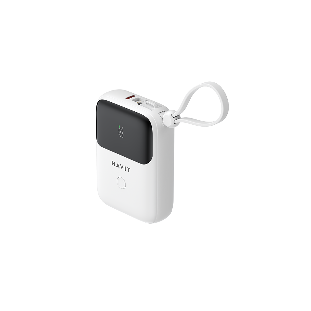POWER BANK HAVIT PB5215 10000MAH PD20W BLANC