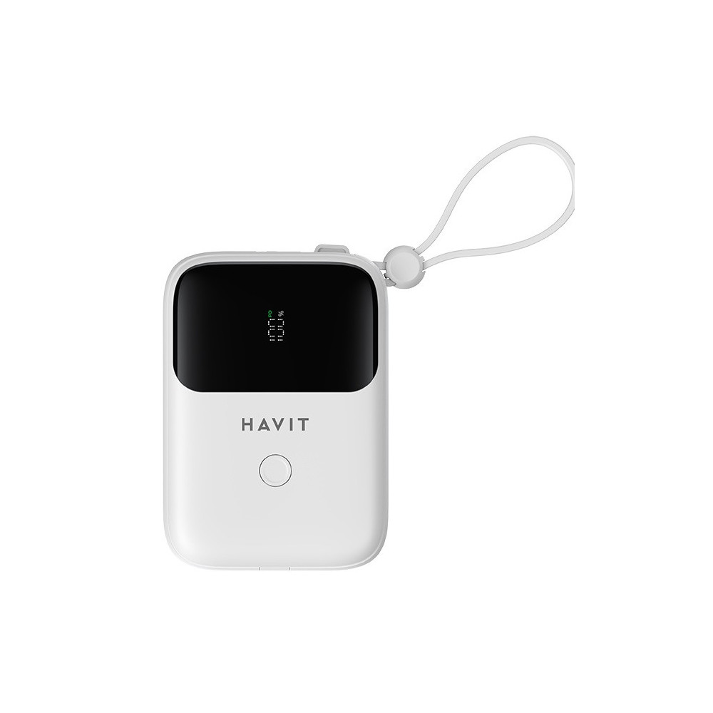 POWER BANK HAVIT PB5215 10000MAH PD20W BLANC