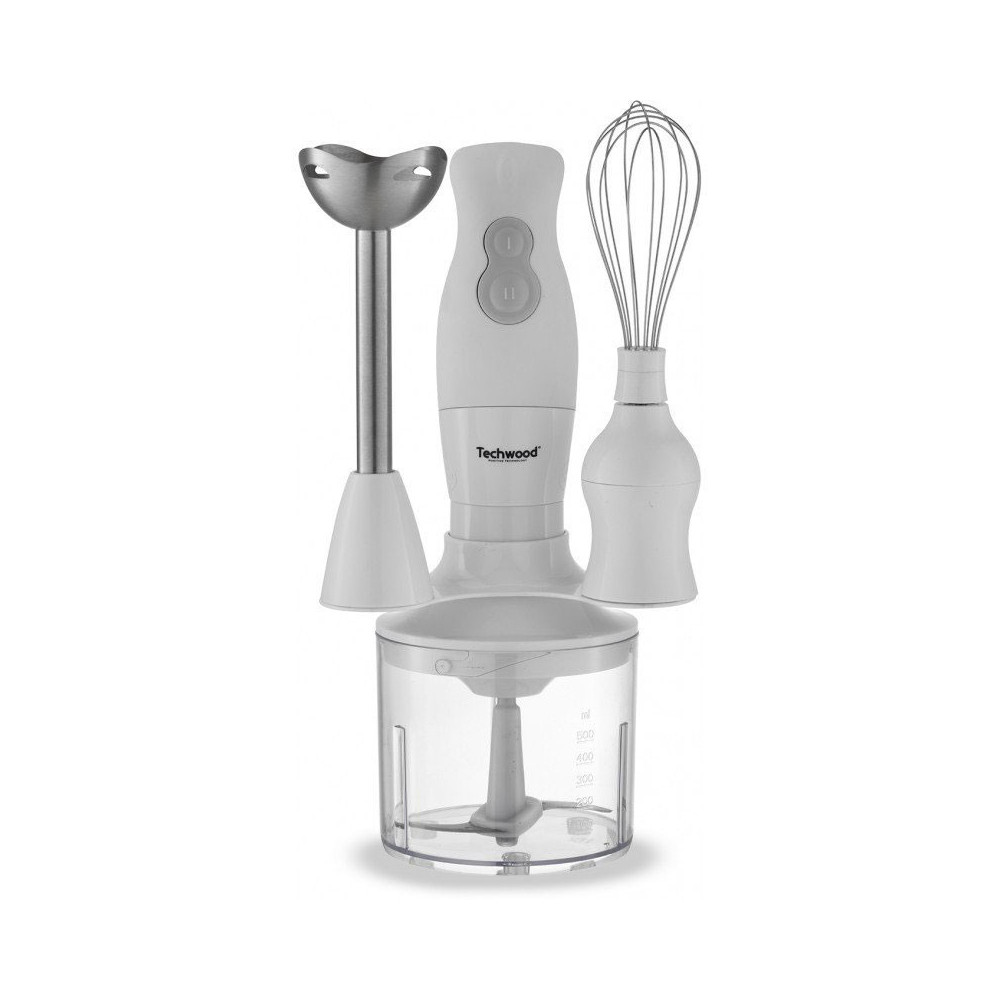 Mixeur Plongeant TECHWOOD 3en1 300W Blanc /  TMS-8350