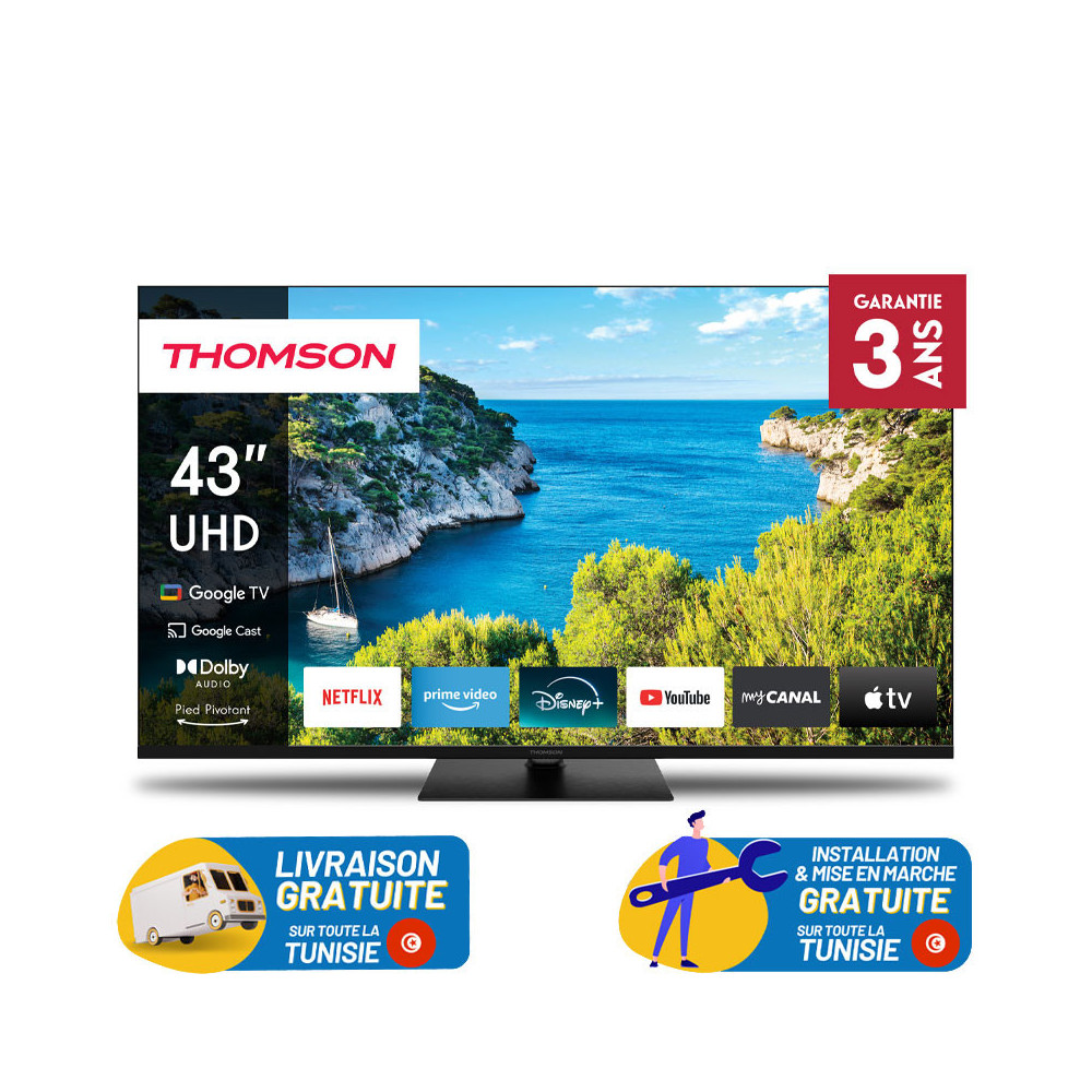 TV Thomson 43" UHD Google TV / 43UG5C14