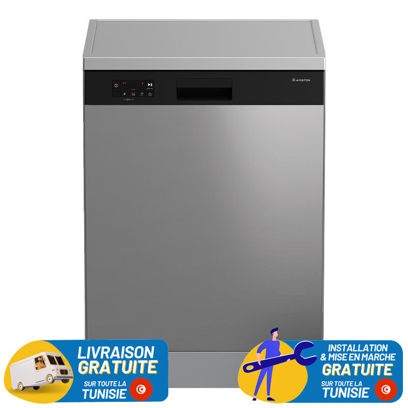 LAVE VAISSELLE ARISTON 13 COUVERTS / INOX / DFN436X