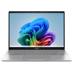 Pc Portable ASUS Vivobook S14 S3407QA / Snapdragon X X1 26 100 / 16 Go / 512 Go SSD / Windows 11 / Copilot+ / Silver