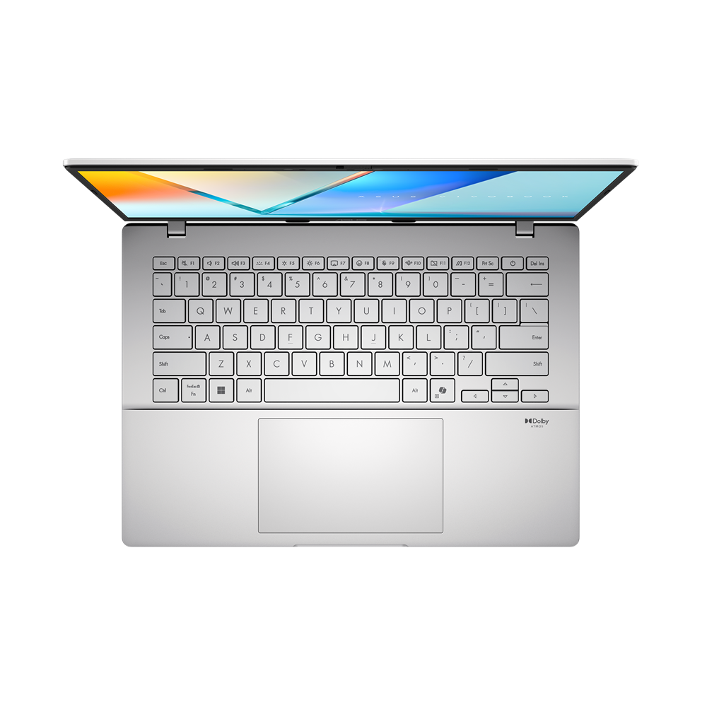 Pc Portable ASUS Vivobook S14 S3407QA / Snapdragon X X1 26 100 / 16 Go / 1 To SSD / Windows 11 / Copilot+ / Silver