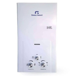 Chauffe Bain GALAXY NATUREL 10 Litres Gaz Bouteille / Blanc