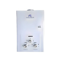 Chauffe Bain GALAXY NATUREL 6 Litres Gaz Bouteille / Blanc