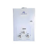 Chauffe Bain GALAXY NATUREL 6 Litres Gaz Bouteille / Blanc