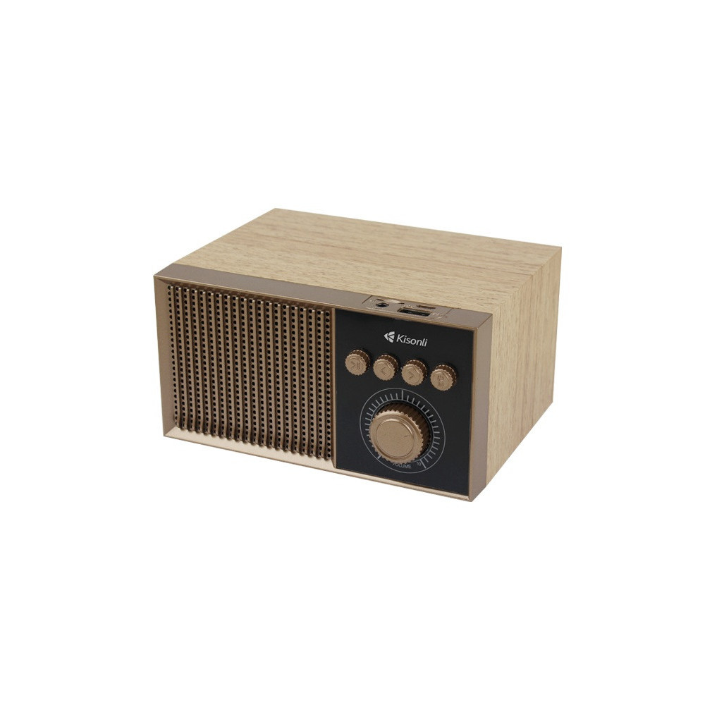 Haut-parleur de téléphone en bois Kisonli G10