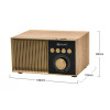 Haut-parleur de téléphone en bois Kisonli G10