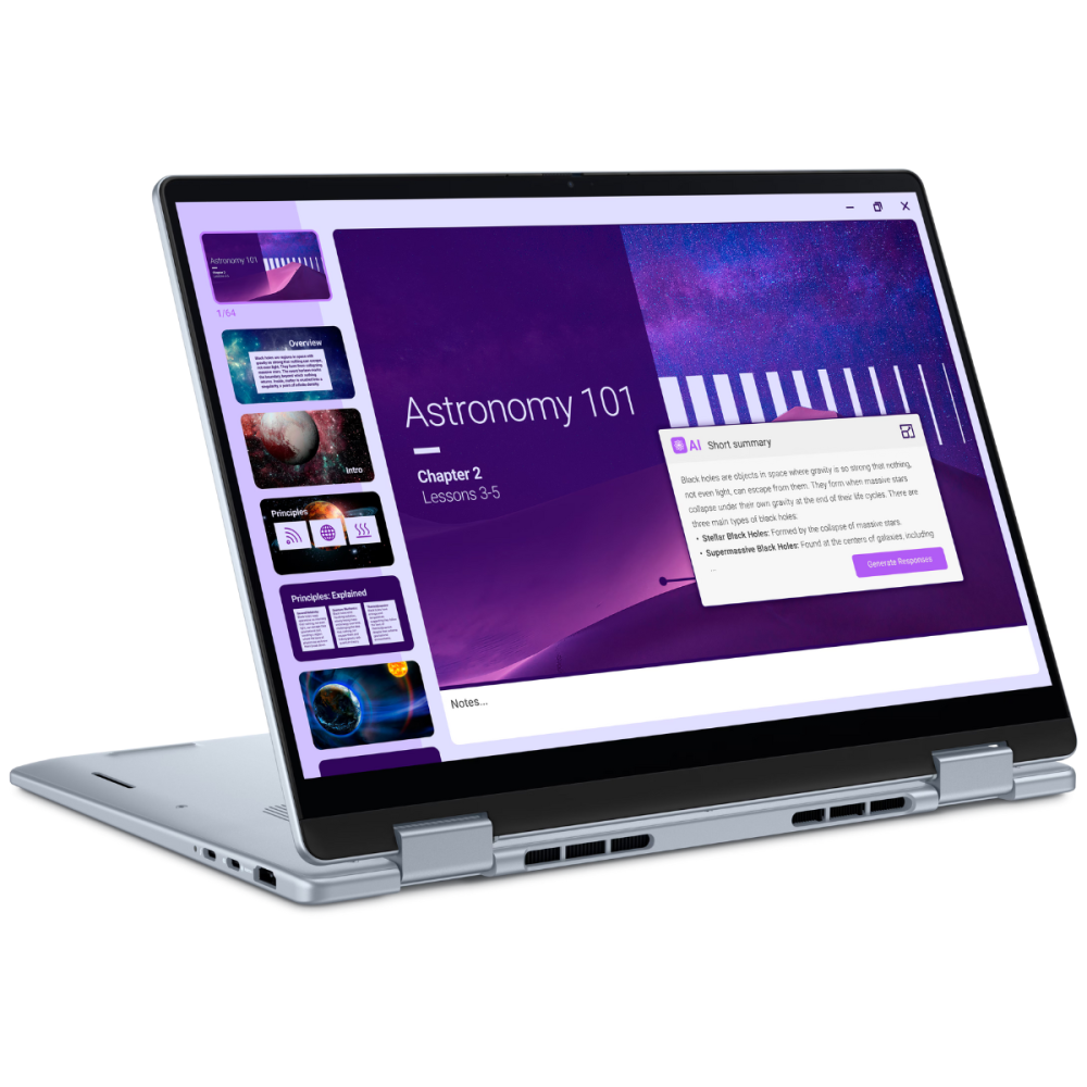 Pc Portable Dell 14 Plus 2-en-1 / Ultra 5 226V / 16 Go / 512 Go SSD / Windows 11 / Bleu