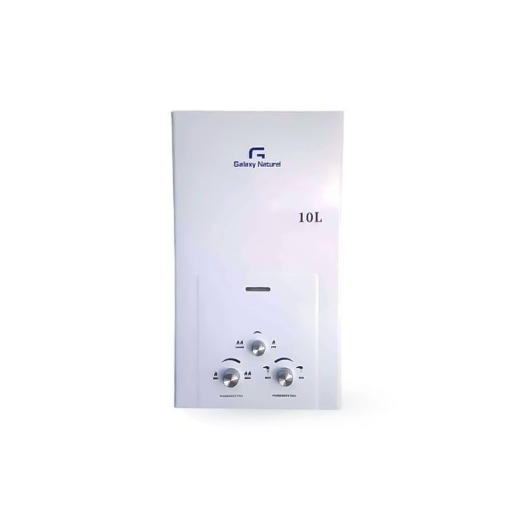 Chauffe Bain GALAXY NATUREL 10 Litres Gaz Naturel  - Blanc