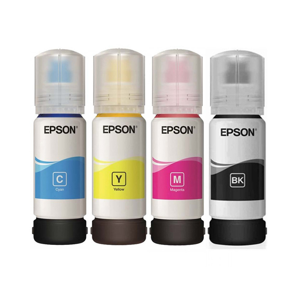 Lot De 4 Bouteille d'encre Originale Epson EcoTank 103 / Couleurs