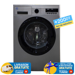 LAVE LINGE CONFORT LINE / 1400trs / 10KG / SILVER + 200 DT BON DE REDUCTION