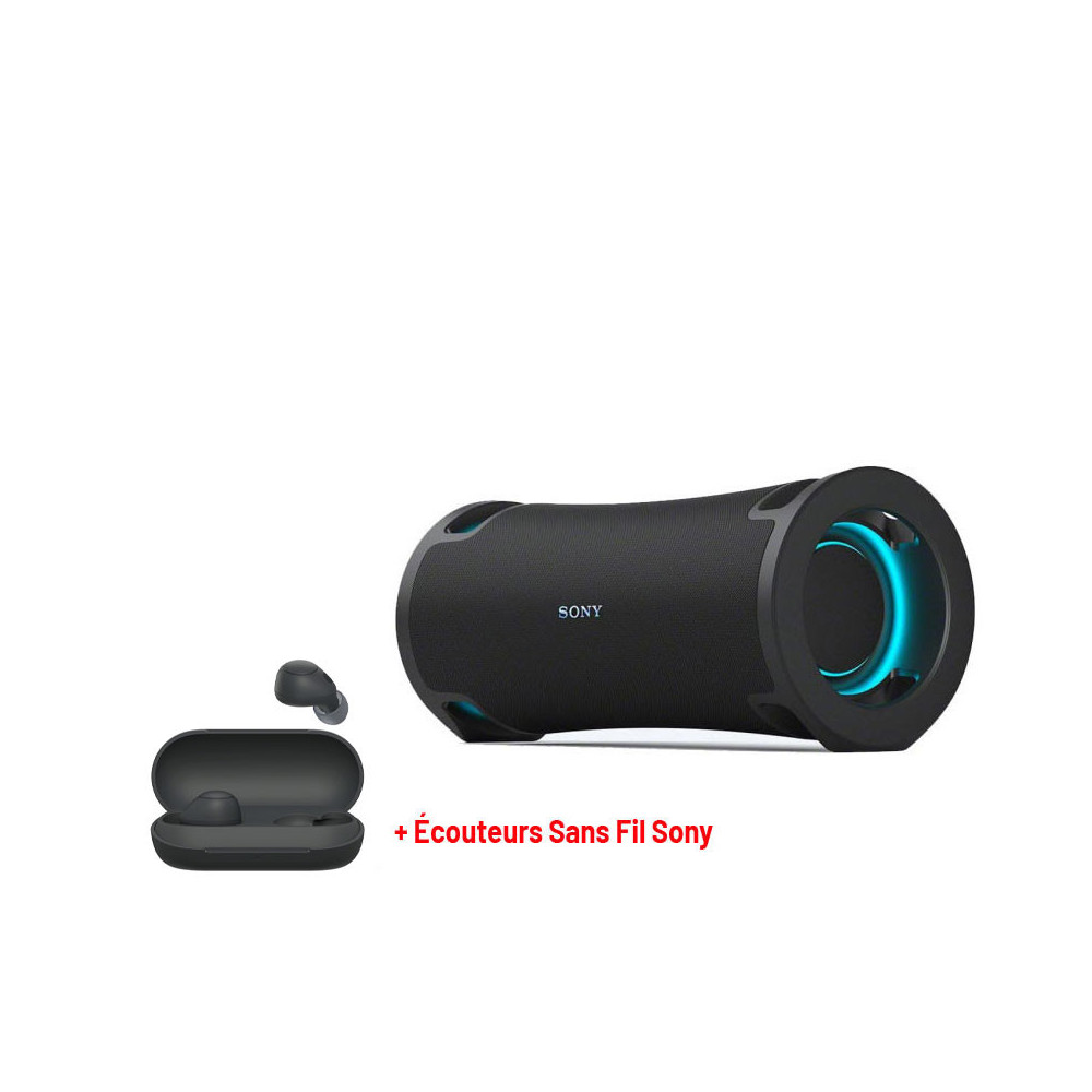 Haut-Parleur sans fil Sony SRS-ULT70 - Noir + Écouteurs Sans Fil Sony
