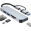 CONVERTISSEUR TYPE C+USB 3.0 TO 5EN1