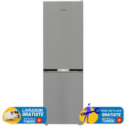 REFRIGERATEUR WHIRLPOOL NOFROST Combiné 316 Litres / inox