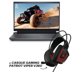 Pc Portable Gamer Dell G15 5530 / i5-13450HX / RTX 3050 6G / 16 Go / 512 Go SSD / Noir