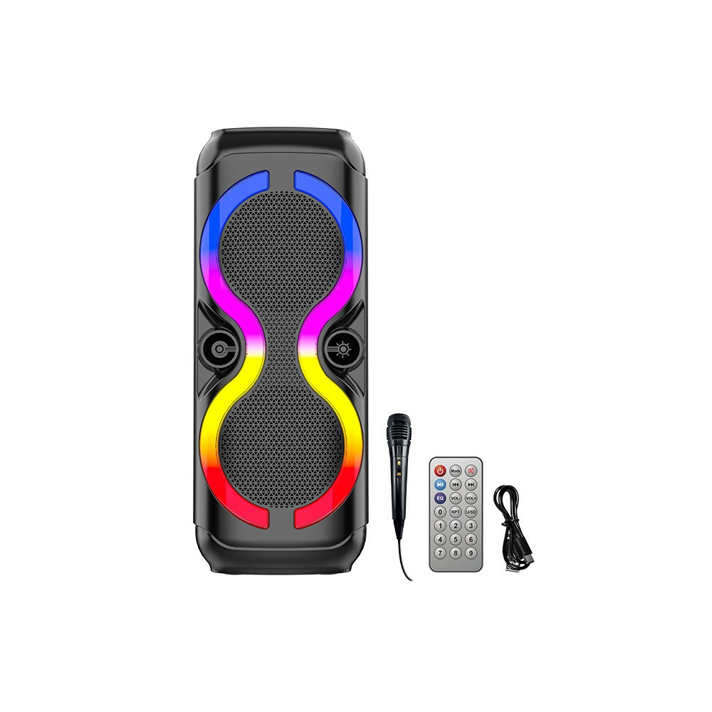 Haut-parleur DJ sans fil Bluetooth à lumière disco ZQS 8230 - 2X 20W