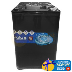 MACHINE À LAVER BIOLUX SEMI AUTOMATIQUE 8KG  / Noir / ST81S
