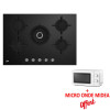 Plaque de cuisson encastrable Beko HILW 75222 S / 5 Feux / 75  cm / Noir