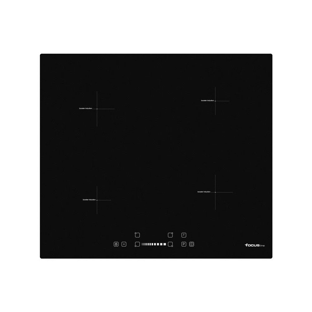 PLAQUE VITRO FOCUS Encastrable INDUCTION 60CM / Noir