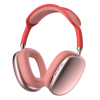 Casque sans fil P9 PRO MAX / Bluetooth + SD / Rouge