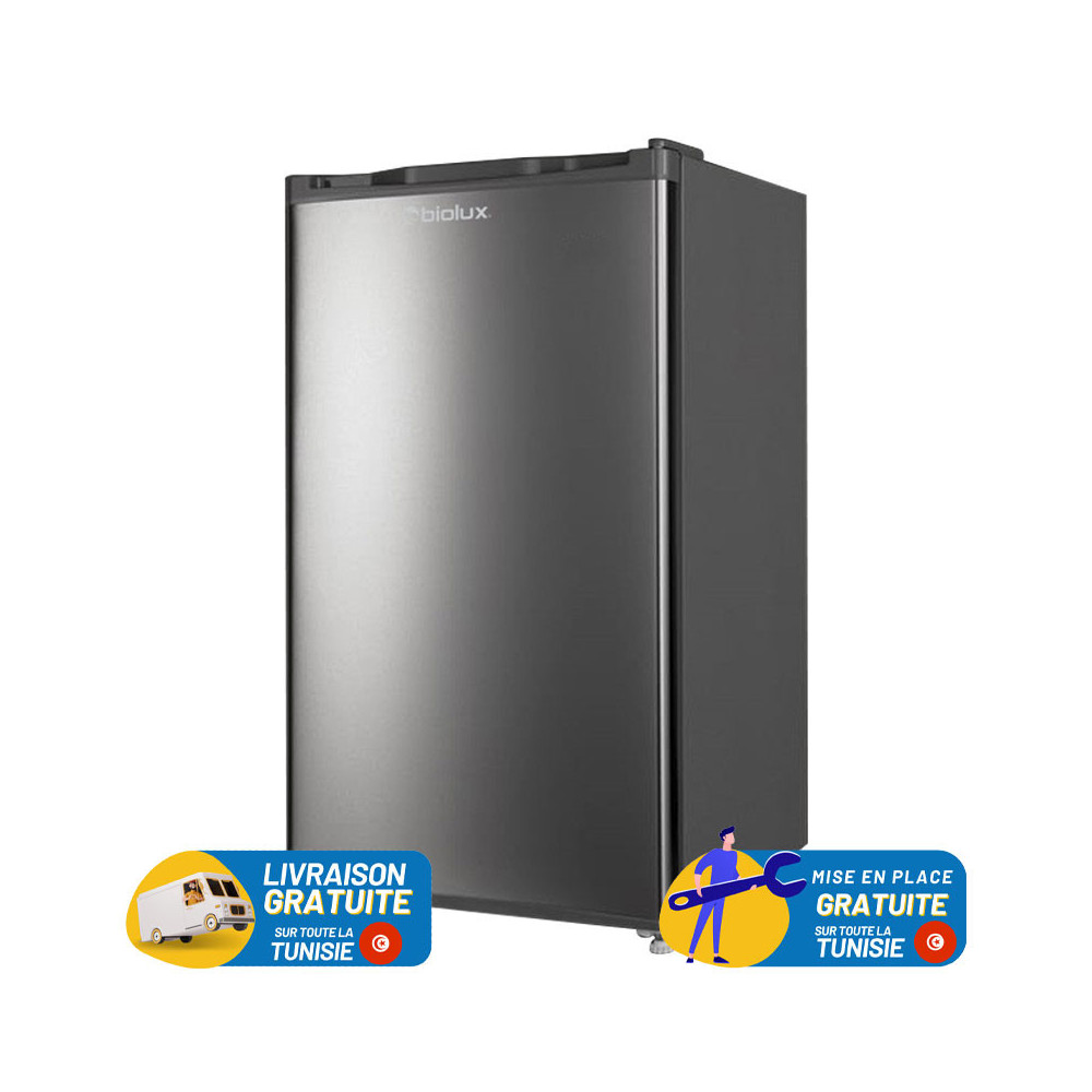 Mini-Bar BIOLUX De Frost une Porte 128 Litres / Silver