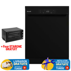Lave vaisselle BRANDT 16 couverts / BLACK avec afficheur + Four STARONE Gratuit