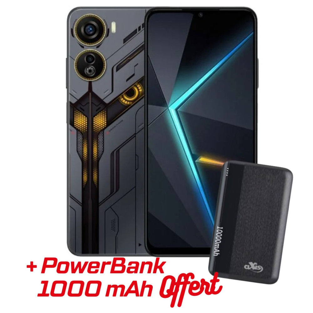 Smartphone ZTE NUBIA NEO 5G / 8 Go / 256 Go / Noir + Power Bank 10 000 mAh Offert