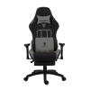 Chaise GAMING DOWINX LS6670 / Gris / Avec Accoudoirs et repose pieds