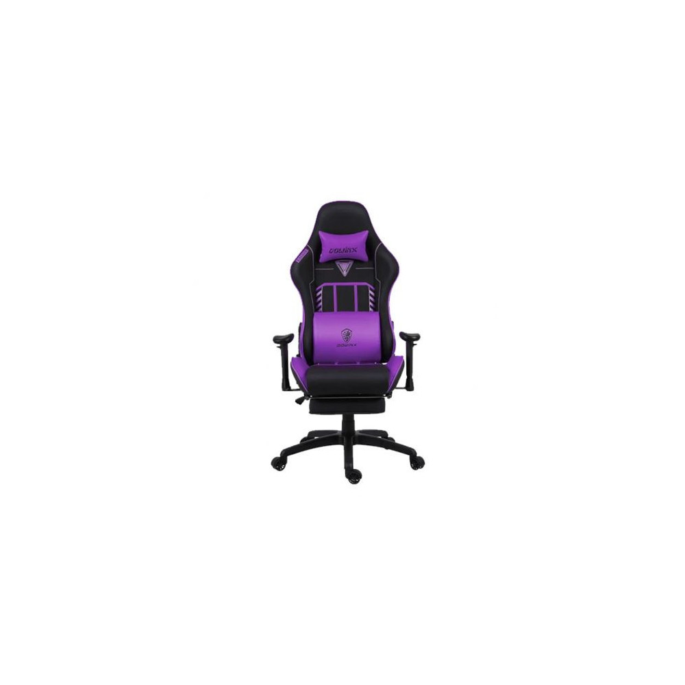 Chaise GAMING DOWINX LS6670 / Violet / Avec Accoudoirs et repose pieds