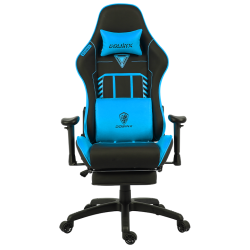 chaise gaming bleu