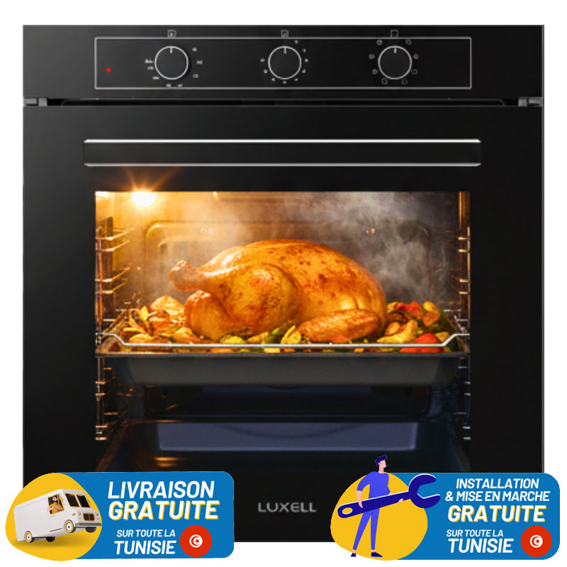 Four Encastrable LUXELL Super Crystal / 85L VENTILE / NOIR