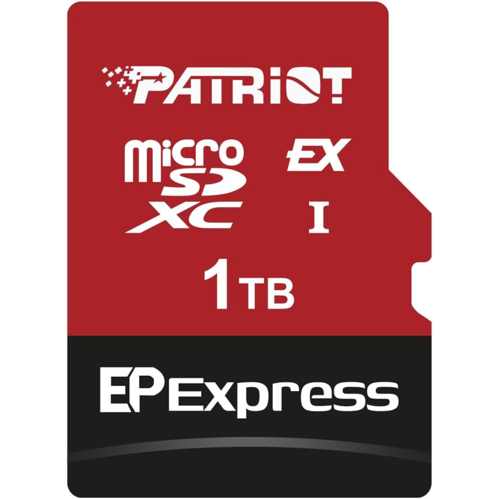 Carte mémoire SDXC Express V30 UHS-I U3 4K UHD Patriot EP / 1 To