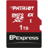 Carte mémoire SDXC Express V30 UHS-I U3 4K UHD Patriot EP / 1 To