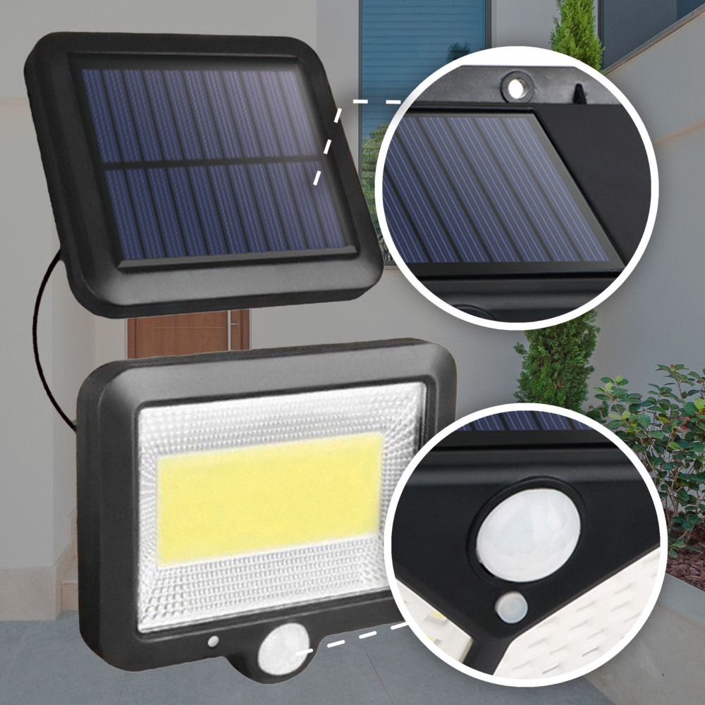 Lampe solaire LED Forever Light SUNARI FLS-06 COB PIR 8W 600lm 6000K